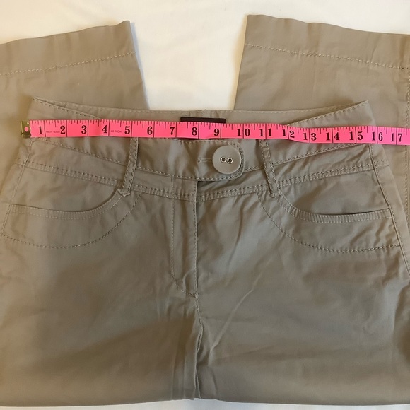 FOCUS 2000 WOMENS PETITE TAN CAPRI CROPPED PANTS/ Size 10P - Picture 8 of 10